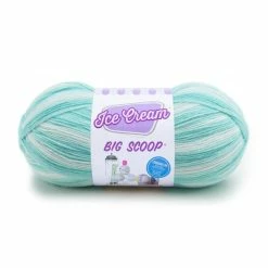 Best deal ❤️ Lion Brand Mint Ice Cream Big Scoop Yarn 284g 😉