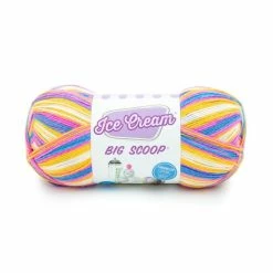 Brand new βοΈ Lion Brand Moose Tracks Ice Cream Big Scoop Yarn 284g π§¨