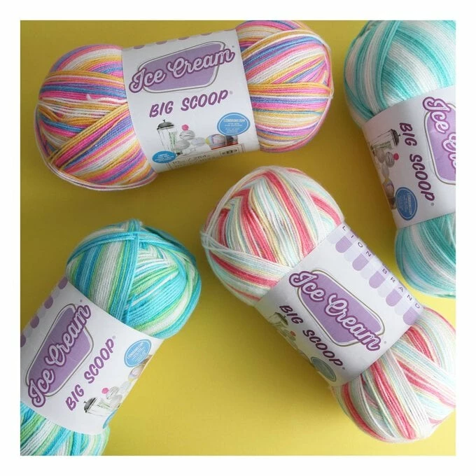 Brand new βοΈ Lion Brand Moose Tracks Ice Cream Big Scoop Yarn 284g 𧨠4 Brand new βοΈ Lion Brand Moose Tracks Ice Cream Big Scoop Yarn 284g 𧨠- Image 2