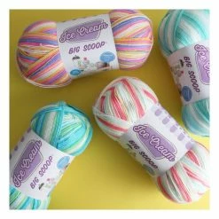 Best Sale 🌟 Lion Brand Green Tea Ice Cream Big Scoop Yarn 284g 🎁 -Hayfield Shop 658065 1003 3 Lion Brand Ice Cream Bigscoop