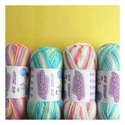 Best Sale 🌟 Lion Brand Green Tea Ice Cream Big Scoop Yarn 284g 🎁 -Hayfield Shop 658065 1003 4 Lion Brand Ice Cream Bigscoop