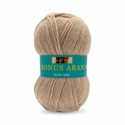 New 🧨 Sirdar Hayfield Oatmeal Bonus Aran 100g 😀