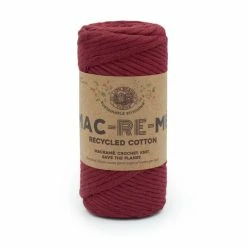 Outlet ⌛ Lion Brand Red Velvet Mac-Re-Me Yarn 200g 🤩