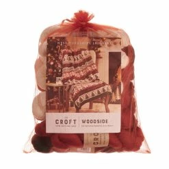 Cheap 🔔 West Yorkshire Spinners Woodside Fair Isle Festive Blanket Kit ✔️ -Hayfield Shop 661646 1000 3 wys festive aran blanket bundle