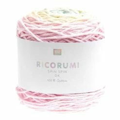 Flash Sale ???? Rico Design Rico Pastel Rainbow Ricorumi Spin Spin DK Yarn 50g ✔️