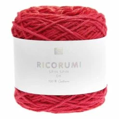 Budget 😉 Rico Design Rico Red Ricorumi Spin Spin DK Yarn 50g ✔️